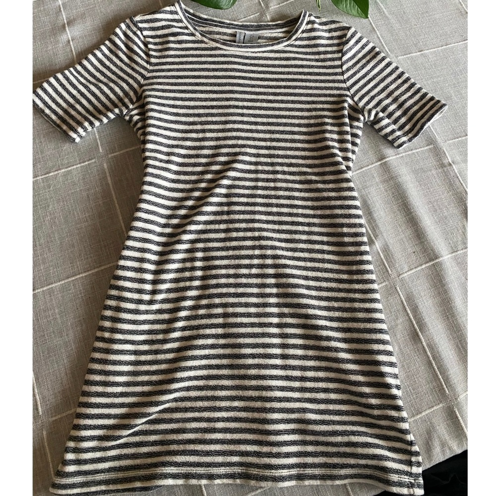 Paraphrase White/Gray Dress; AWESOME condition